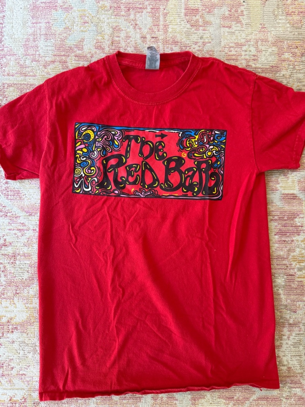 Gildan Red "The Red Barn" Short Sleeve Graphic Tee